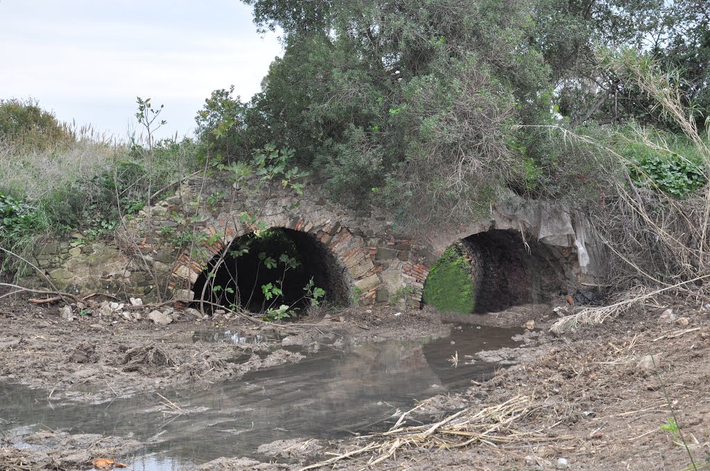 Resti di ponte, sicuramente la parte terminale del "Ponte di Apollo" lato ovest. - Santa Marinella (RM) ITALY by effebi