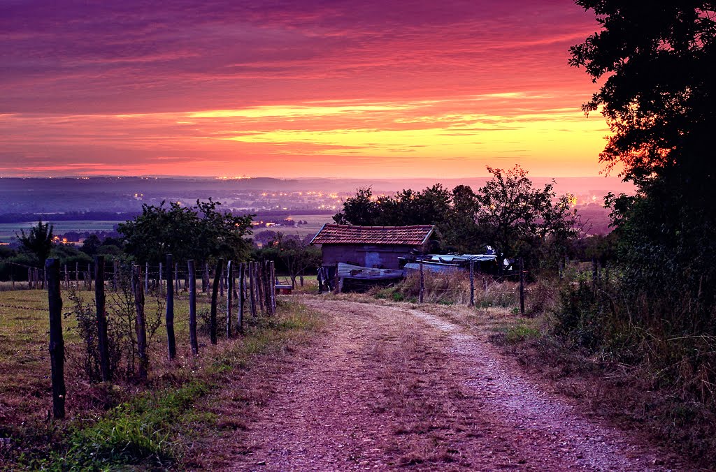 Country sunset by KLEFER