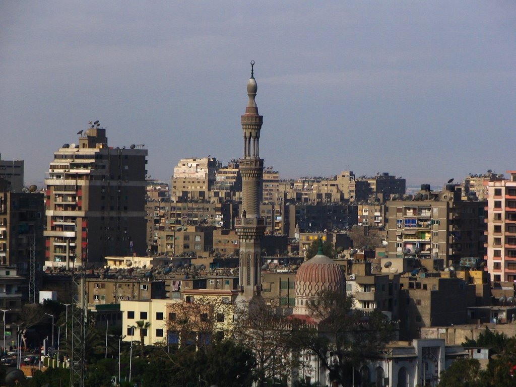 A partial view of Cairo, viewed from The President Hotel in Zamalek district by fajna_asia