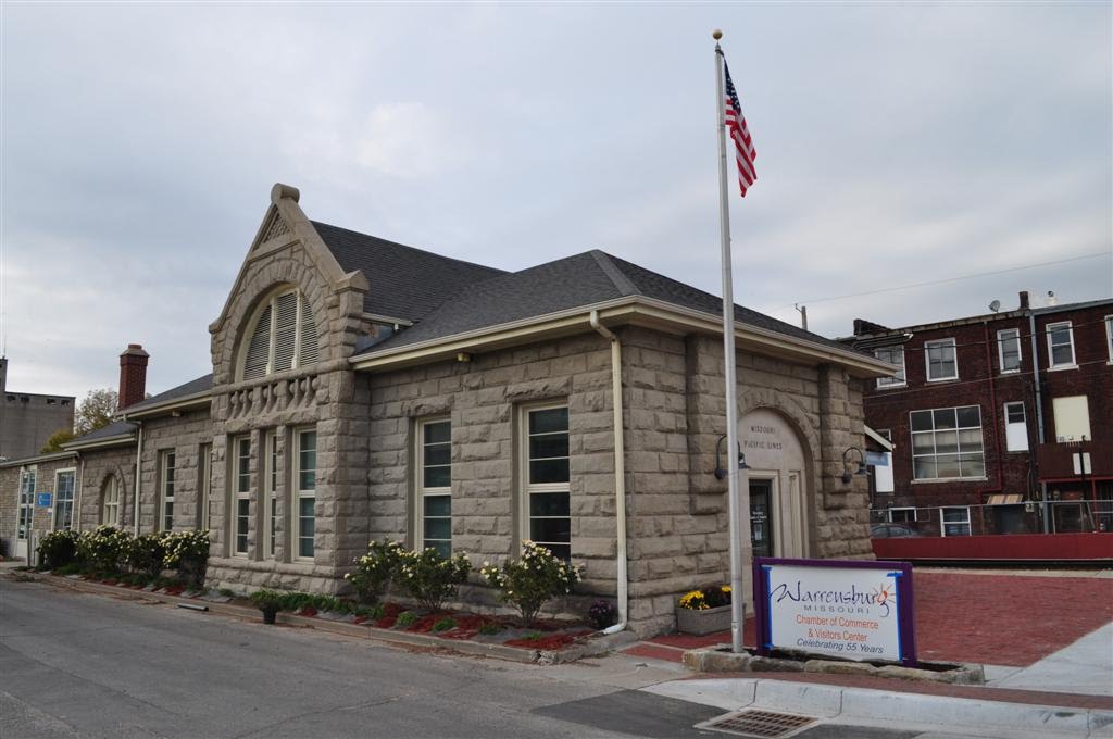 Historic depot, now Chamber of Commerce and Visitors Center, Warrensburg, MO by marnox1