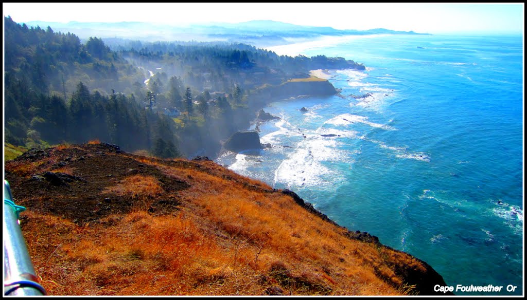 Cape Foulweather Oregon !! Cap Mauvais Temps Oregon !! by Sylvia & Roger