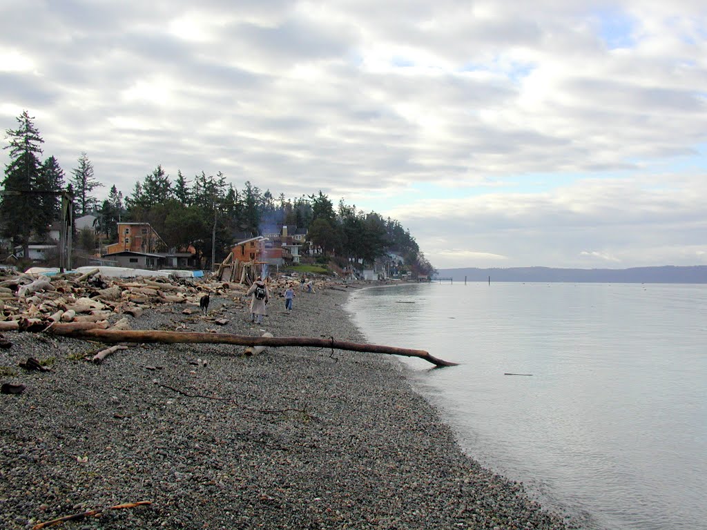 Camano Island beach, WA by Midnight Rider