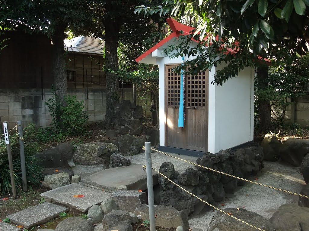 Itsukushima Shrine (厳島社) in Komadome Hachiman Shrine (駒留八幡神社) by phosphor