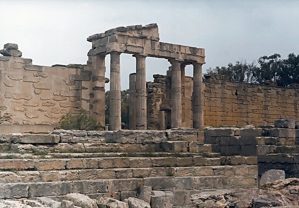 Cyrene: The Forum - Southern Propylon (April 1981) by Maciejk