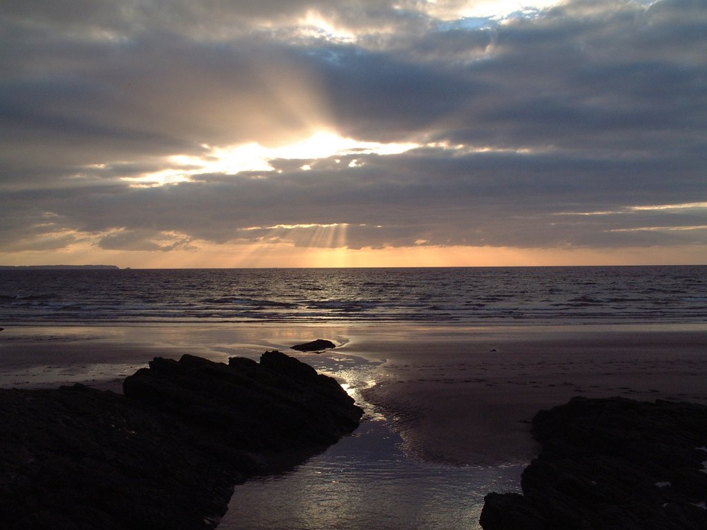 Pembrokeshire Sunset by Anthony La Porte