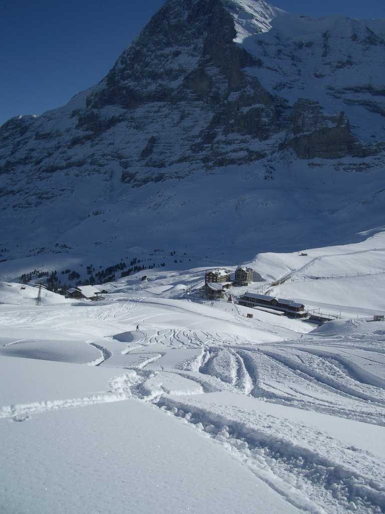 Eiger Nordwand mit kleiner Scheidegg by hotzenwaldelch