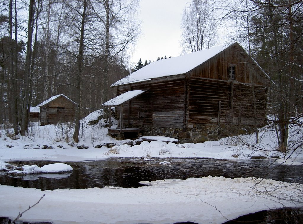 Harjukosken myllyrakennus by Jorma Hokkanen