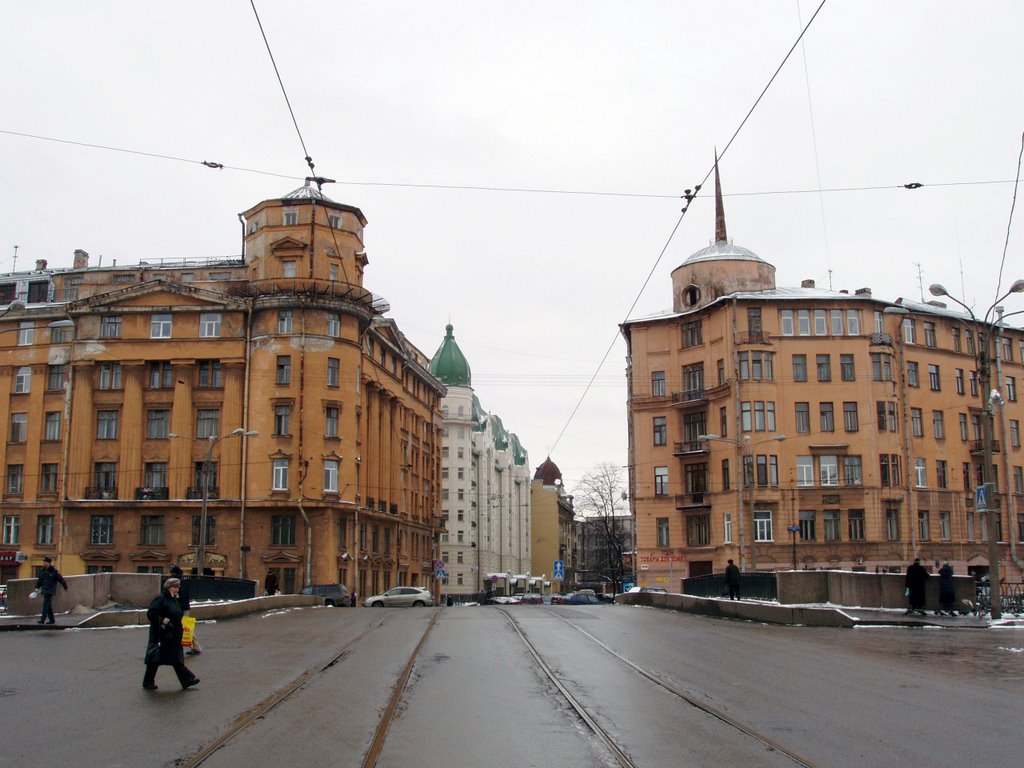 Вид с Иоанновского пер. в сторону ул. Всеволода Вишневского by Denni_s