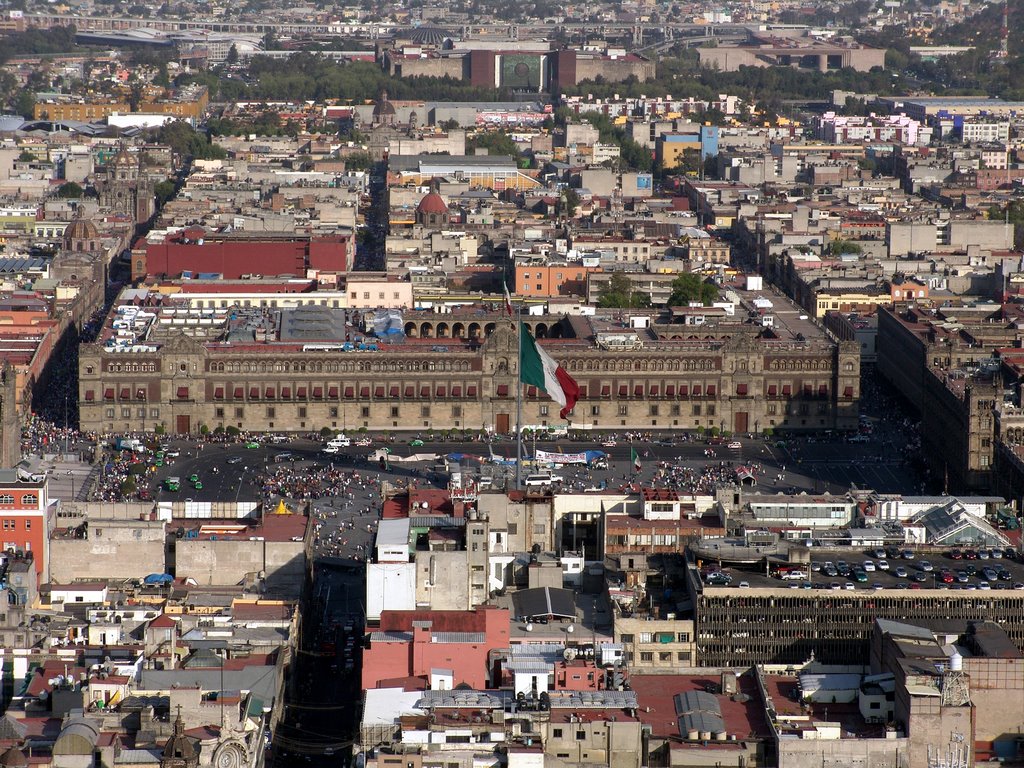 Mexico City - Le Palais National - vue de la Tour by rokaPic40666