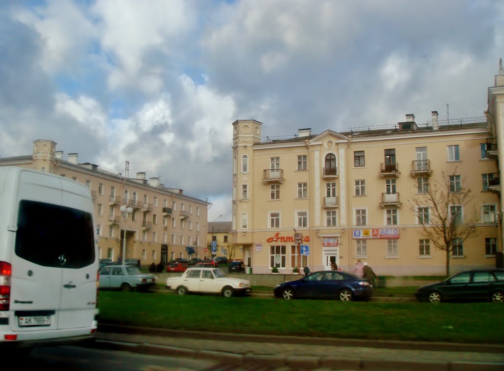 12.11.2012 Партизанский проспект, 107, 109. Пересечение с улицей Центральной. by senisi