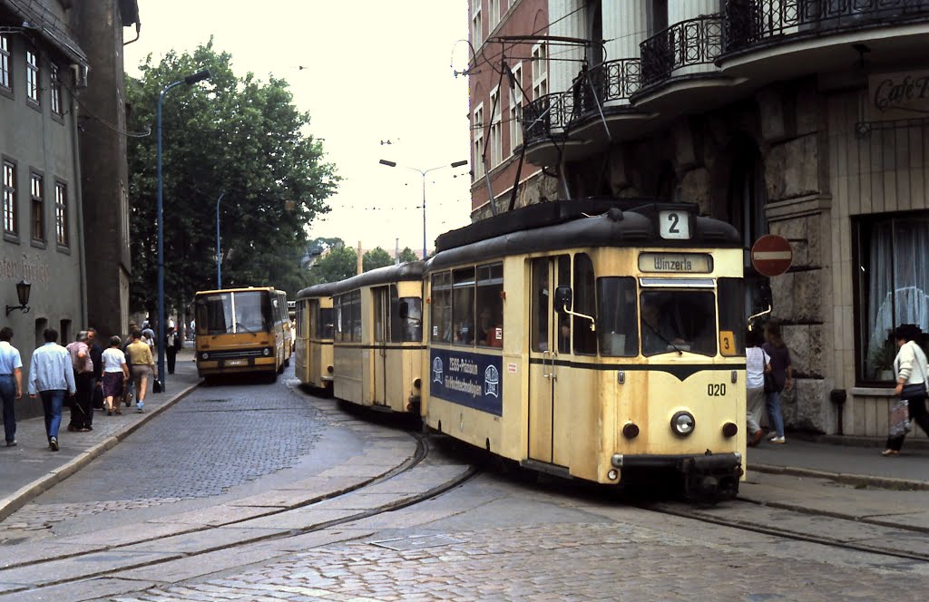 DDR-tram (juni 1990) by bertgort