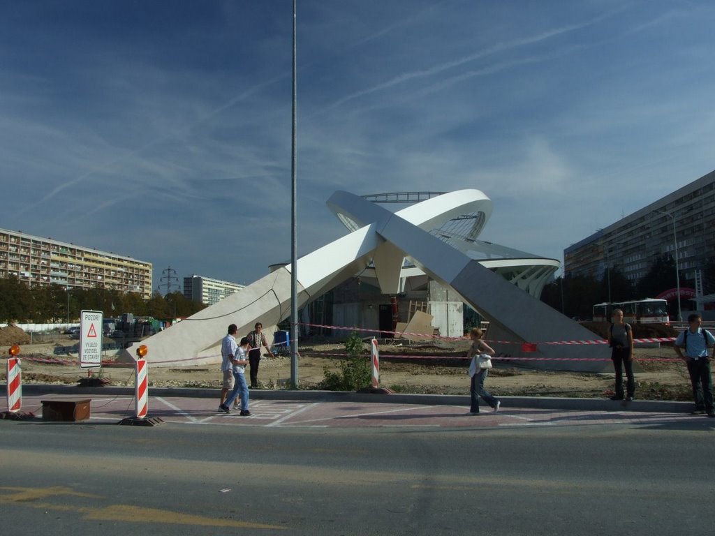 Střížkov metro station (under construction) by czechian