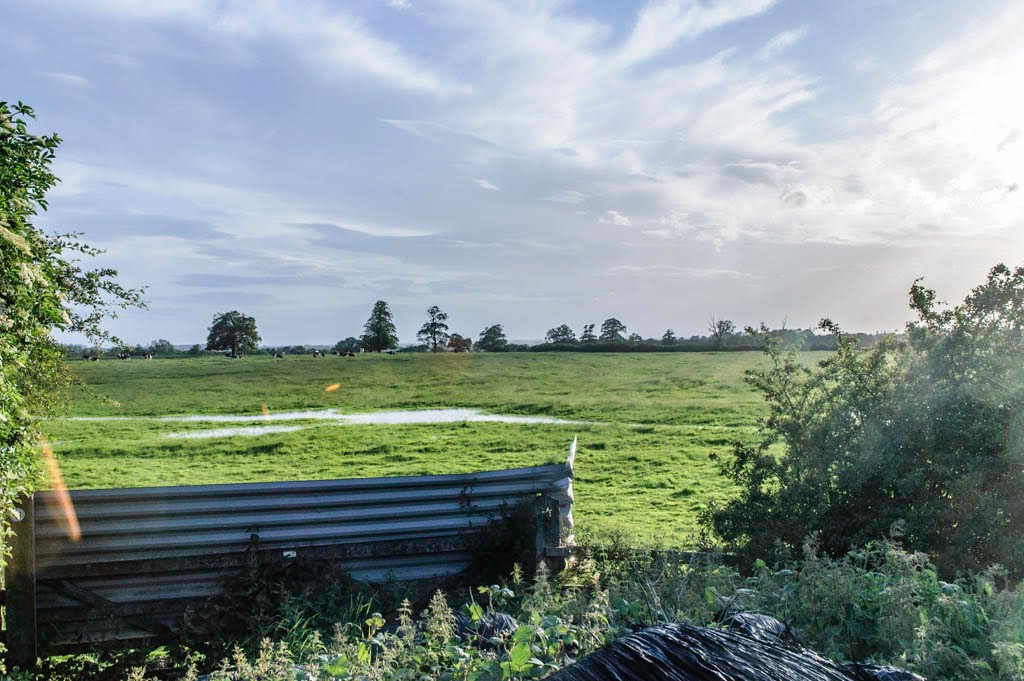 Sodden fields near the River Leam by hilofoz