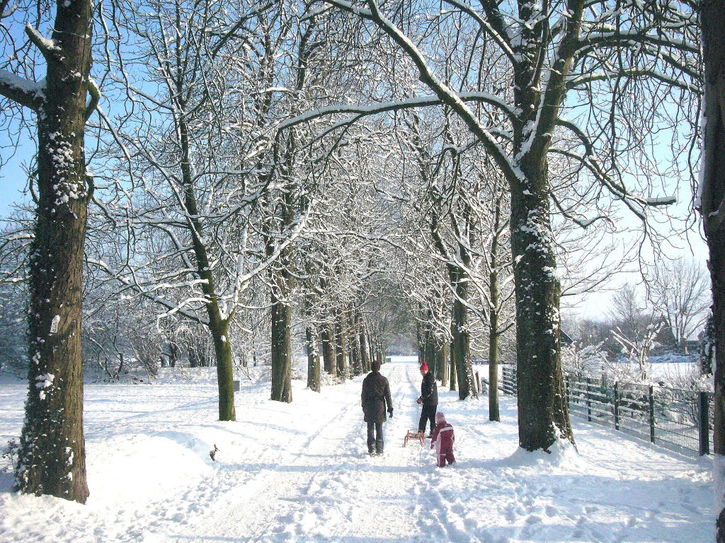 Althausweg im Schnee by Opaguenter