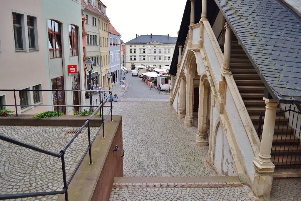 Lutherstadt Eisleben - Blick zum Marktplatz by Canadian Mike