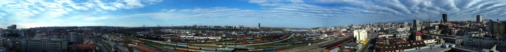 PANORAMA STAROG I NOVOG BEOGRADA(Old & New Belgrade Panorama) by silba