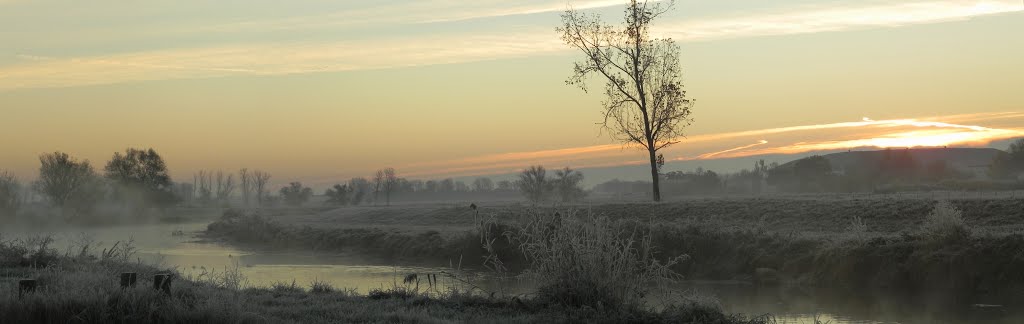 Sonnenaufgang in Staßfurt an der Bode - Panorama by ConnyWonny