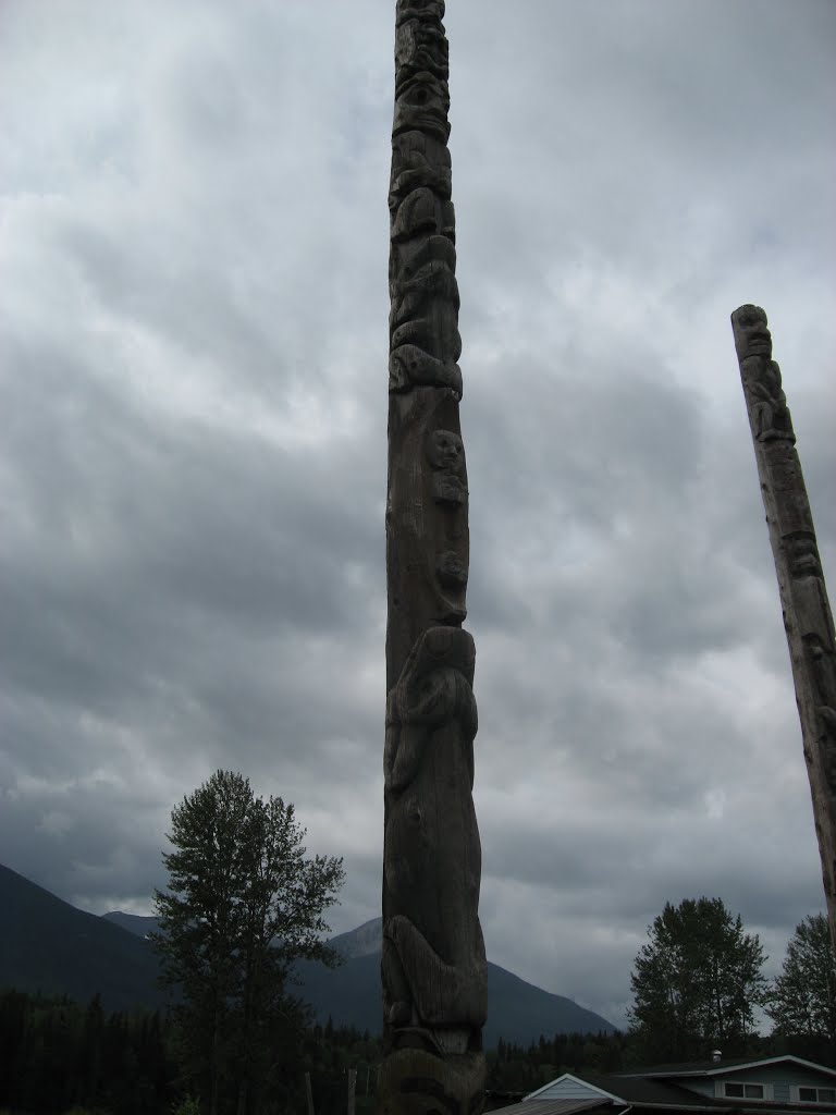 Kitwanga Totem Poles by MalteLauridsBrigge