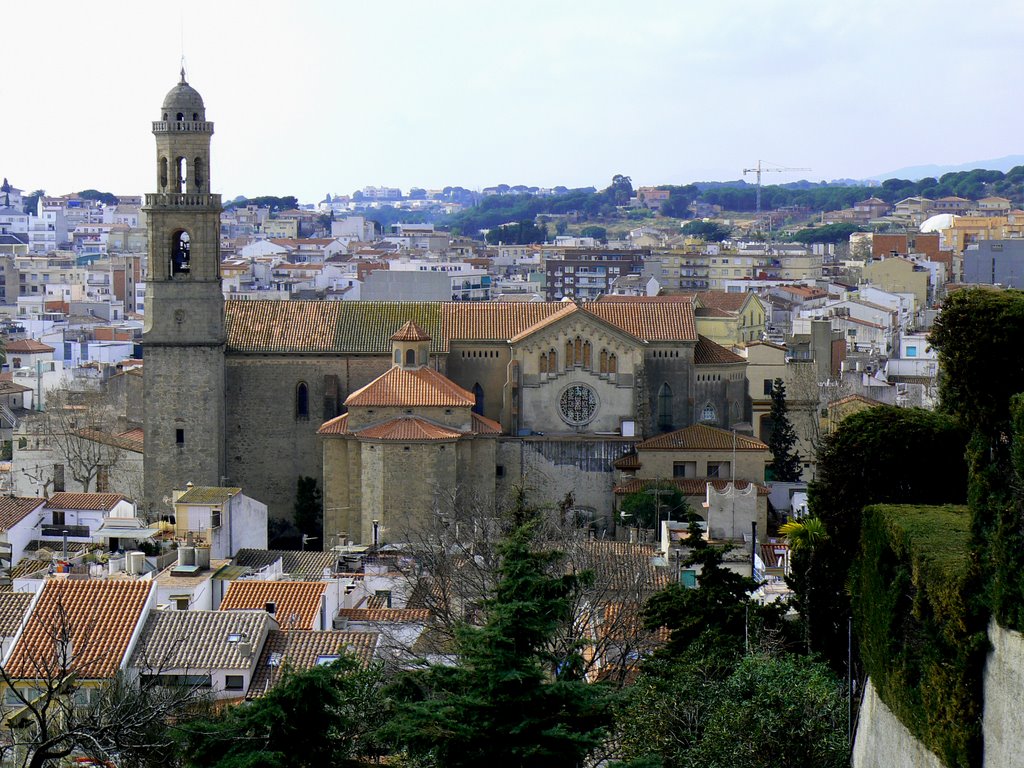 Canet. Vista Parcial. La Iglesia Parroquial en el Centro. by luisde