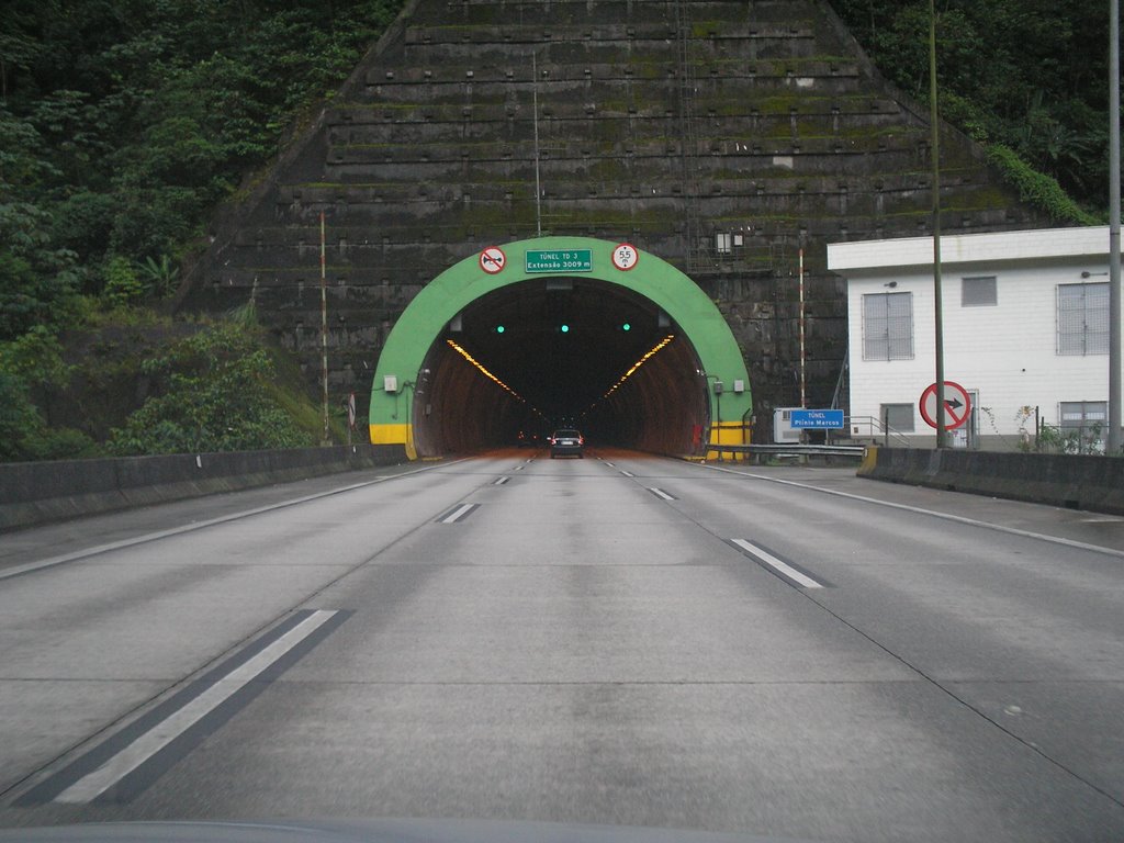 Túnel 3 (Ext. 3.009 Metros) da Descida da SP-160 - São Vicente - Brasil by Marcelo Parise Petazoni (Brasil)