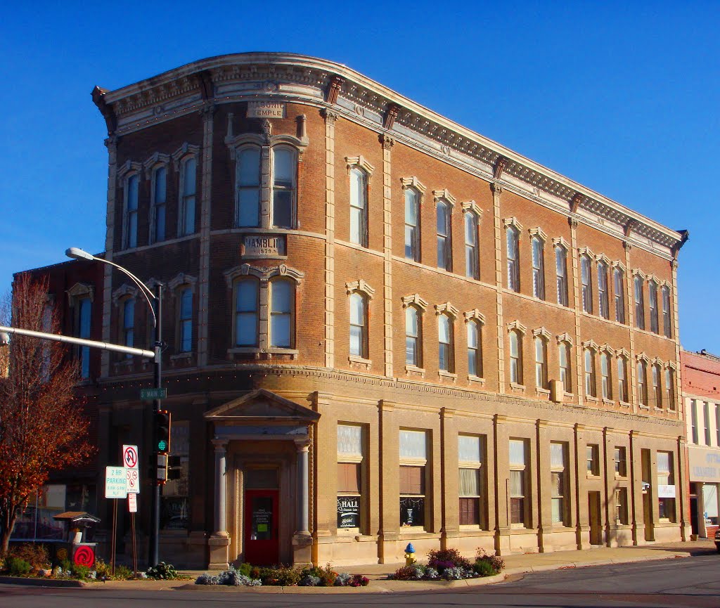 Hamblin Building (1879) Ottawa, KS by Juan Brown