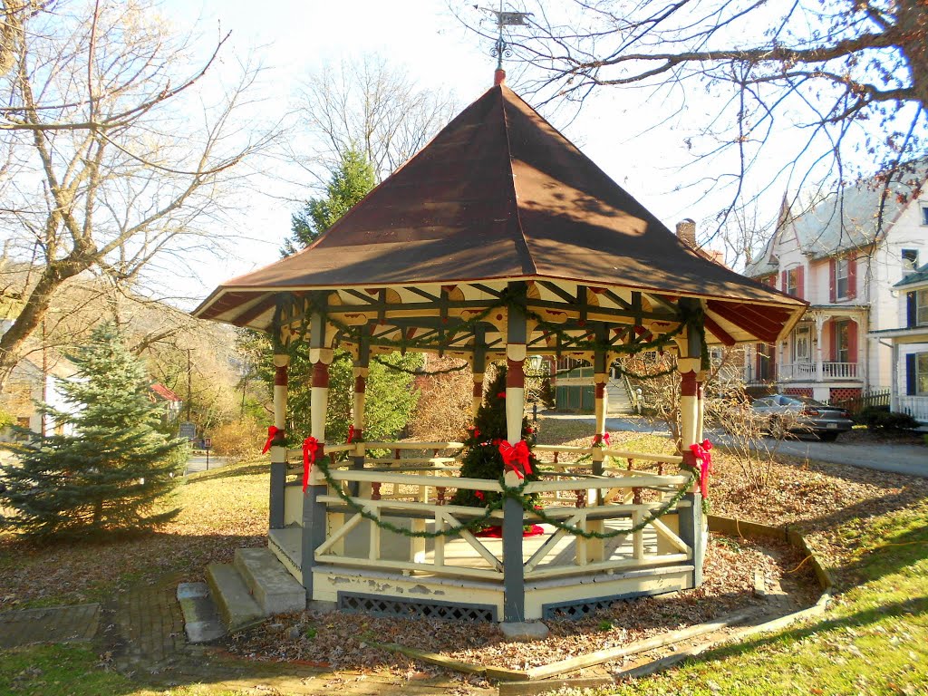 The Harpers Ferry Bandstand, Washington St, Harpers Ferry, WV by Midnight Rider