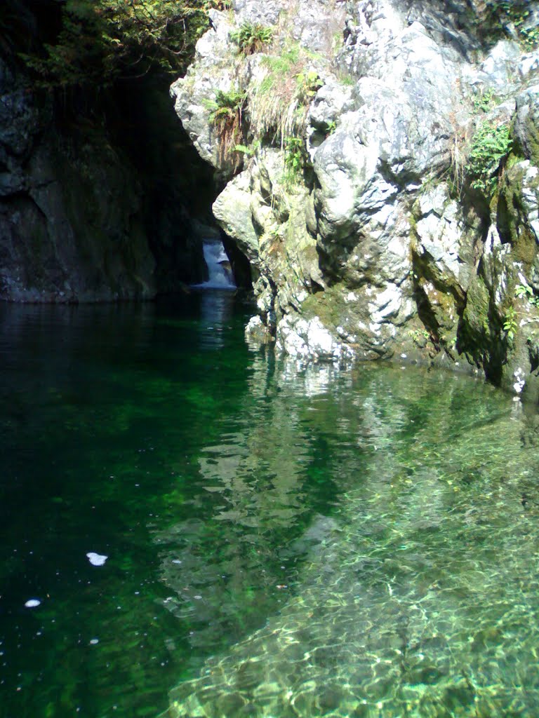 Near a waterfall at Lynn by Dr. Ritesh Kshetri