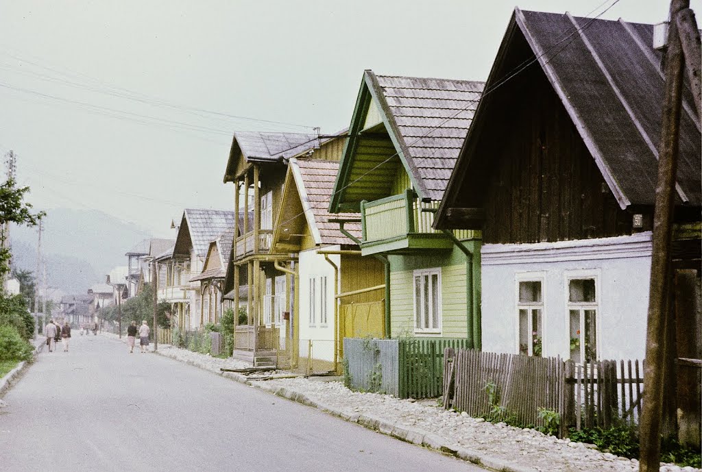 1984. Krościenko, ulica Zdrojowa by cacuskrupka