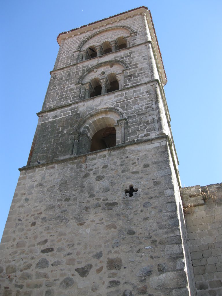 Tower of Iglesia de Santa Maria la Mayor, Trujillo, Spain by Lucien Kivit