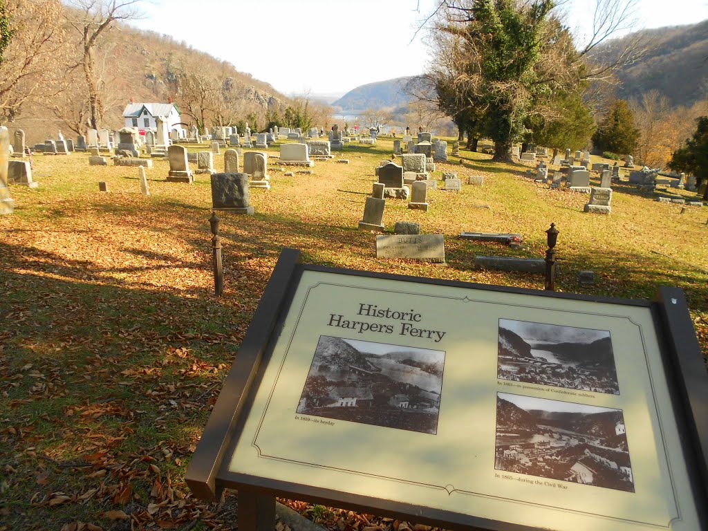 Historic Harpers Ferry historical marker, Harper Cemetery, Harpers Ferry, WV by Midnight Rider