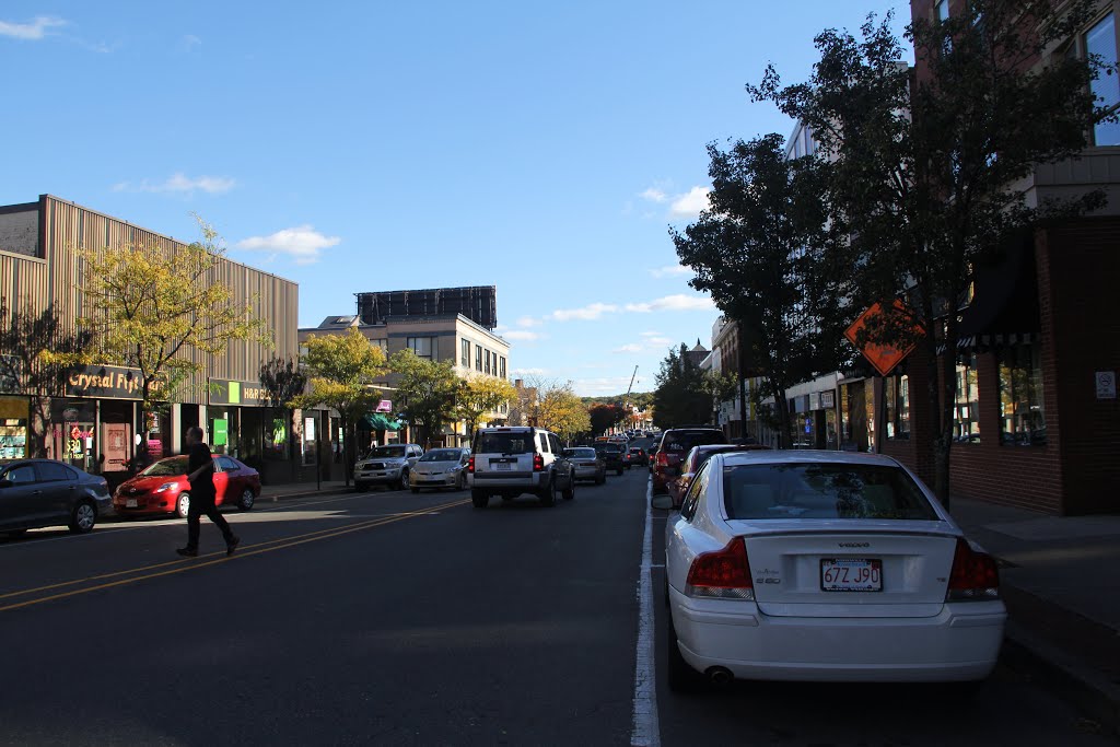 Looking SE Along Hancock Street (Quincy MA) by John MacKinnon