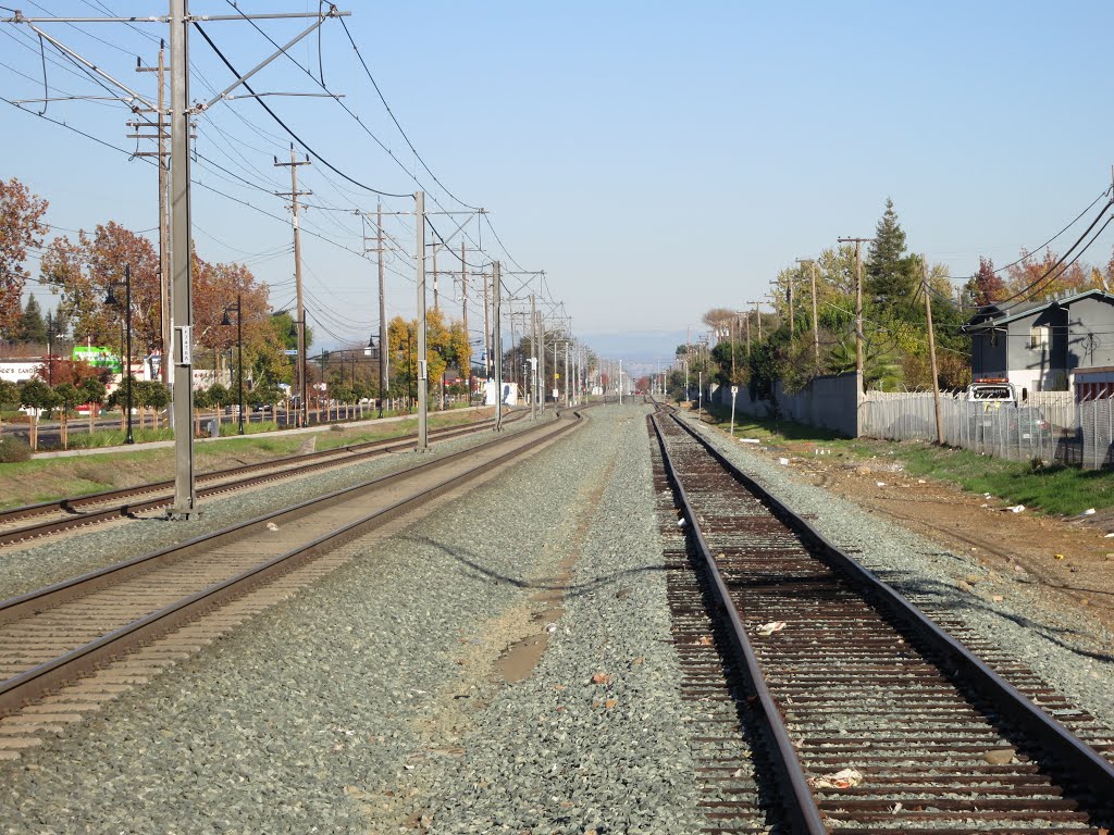 Train tracks heading east. by VasMan