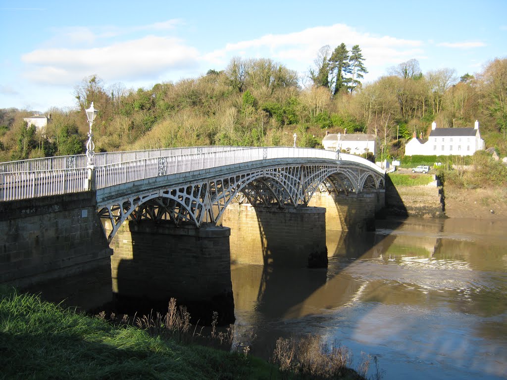 Old Wye Bridge, Chepstow. by Bob&Anne Powell