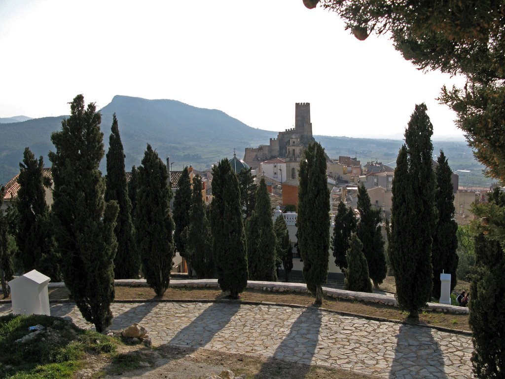 El Castillo desde Ermita Sant Crist. Banyeres, Spain by Helvi H.