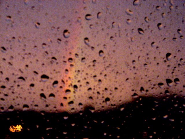 Rainbow over the Law (viewed from Taits Lane) by elah-lane