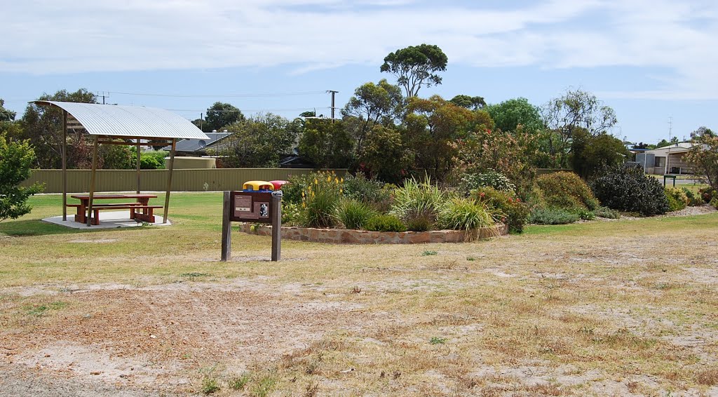 Wright Park commemorating island pioneer couple by Phaedrus Fleurieu