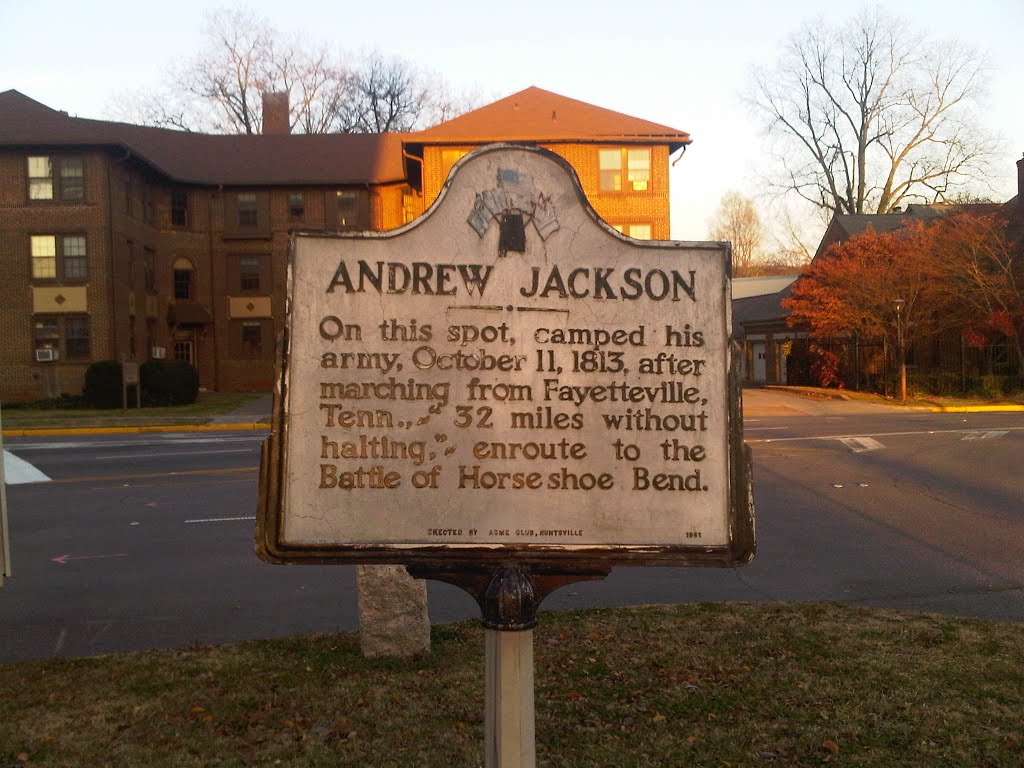 Historical Marker - Andrew Jackson by rgetman