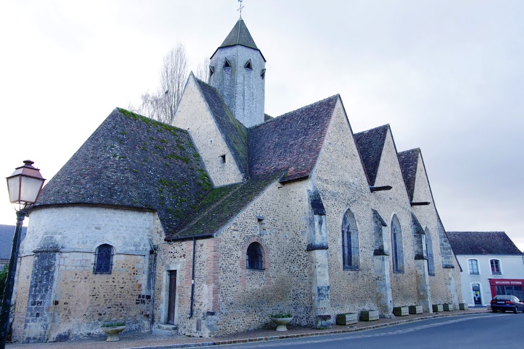 Église de Saint Aubin des Coudrais by Jean-Paul Dominique BERTIN