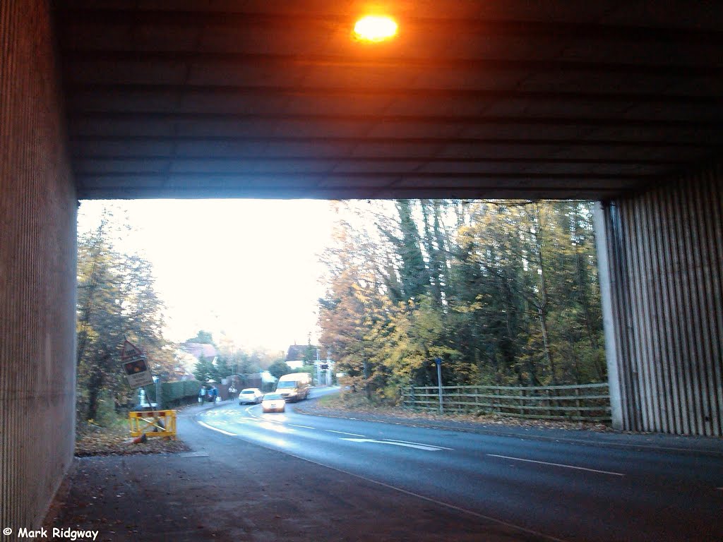 M25 Bridge Egham by Mark Ridgway