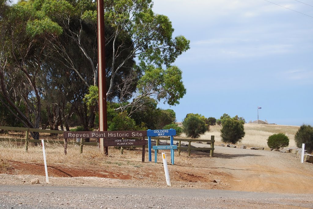 Entry to Reeves Point Historic Site by Phaedrus Fleurieu