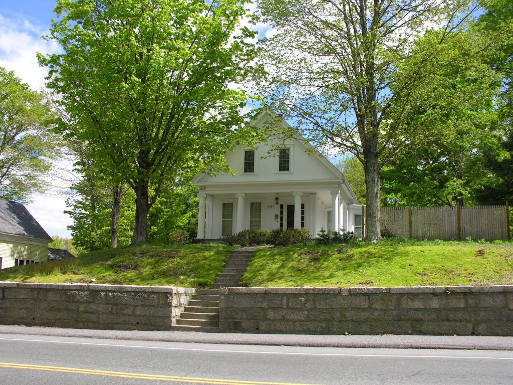 Holliston Center, Greek Revival, 1850 by David Coviello