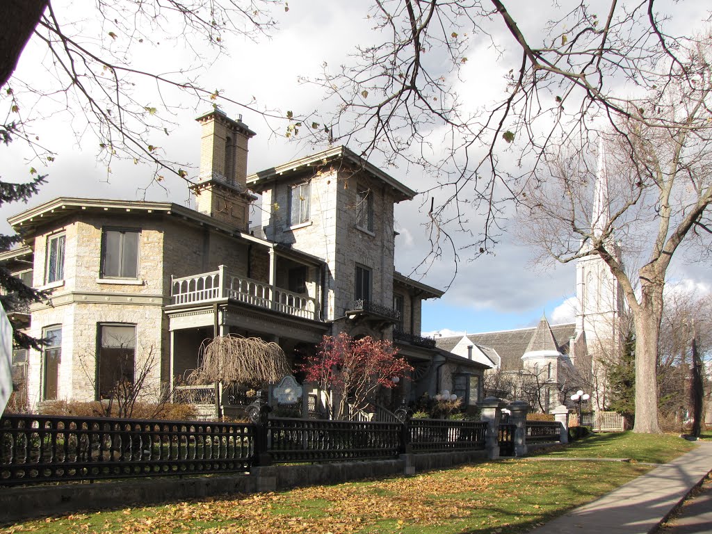 Rosemount Bed and Breakfast Inn since 1990. Built in 1850 by the architect Wm. Coverdale. This was outside city limits when it was built. by Steve Manders