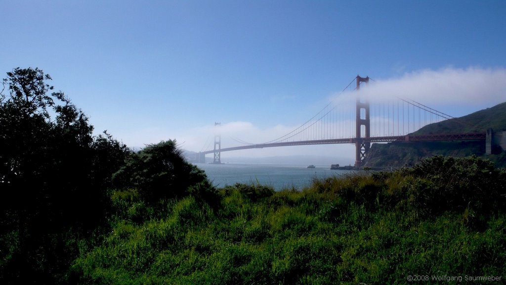 Golden Gate Bridge (from Fort Baker) by Wolfgang Saumweber