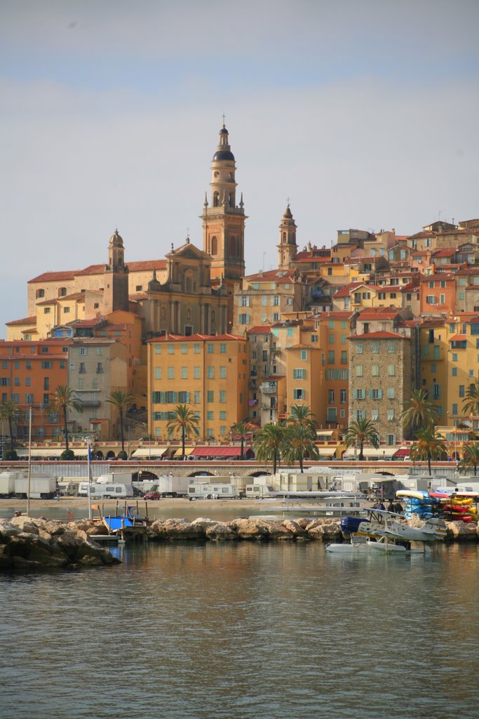 Menton, Provence-Alpes-Côte d'Azur, France by Hans Sterkendries