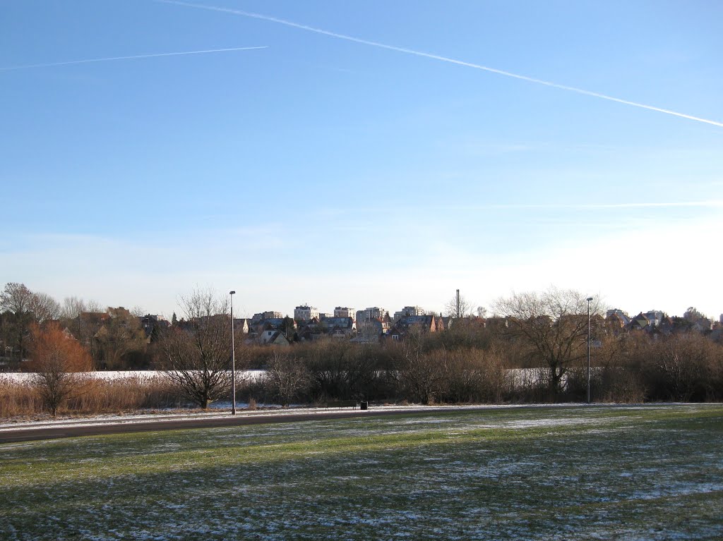 Kirkemosen on a winter's day. Brønshøj, Denmark by Helvi H.