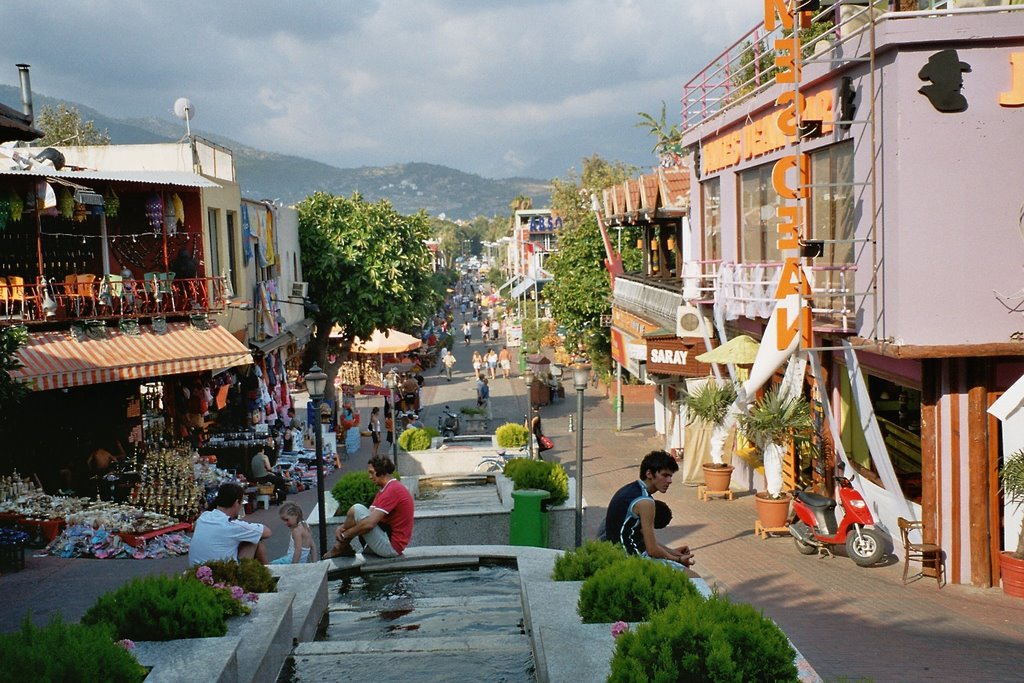 Pedestrian lane in Alanya by Kuddel55