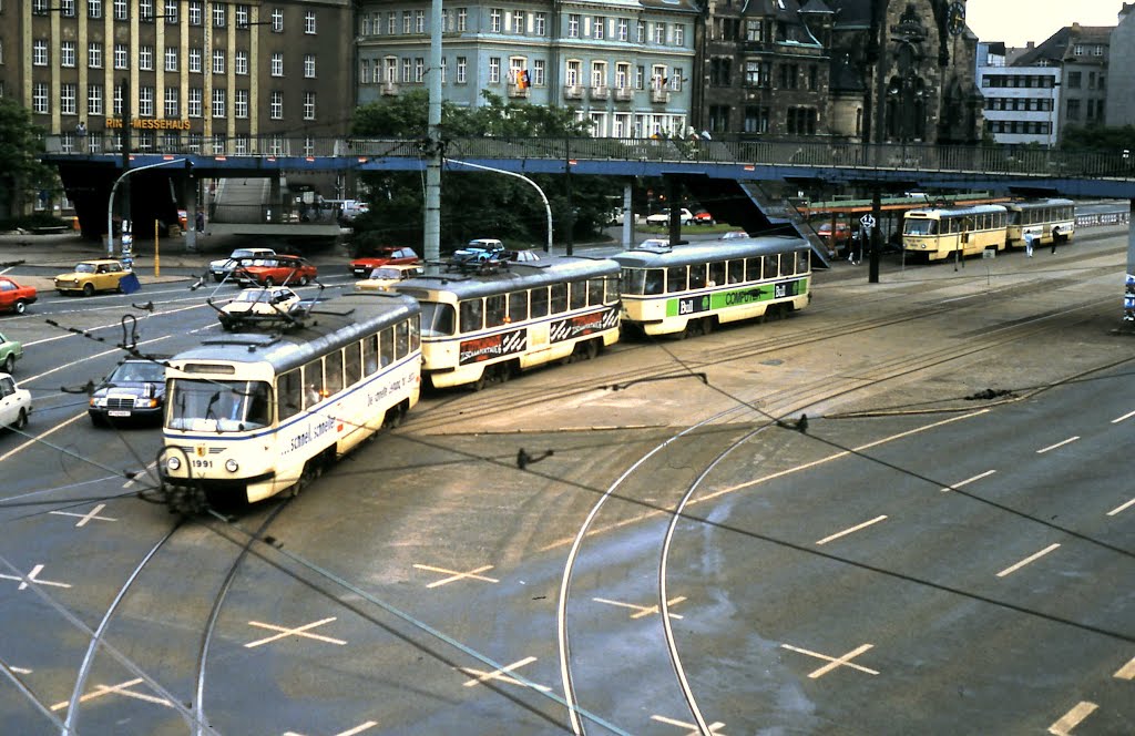 DDR Tatra-trams (juni 1991) by bertgort