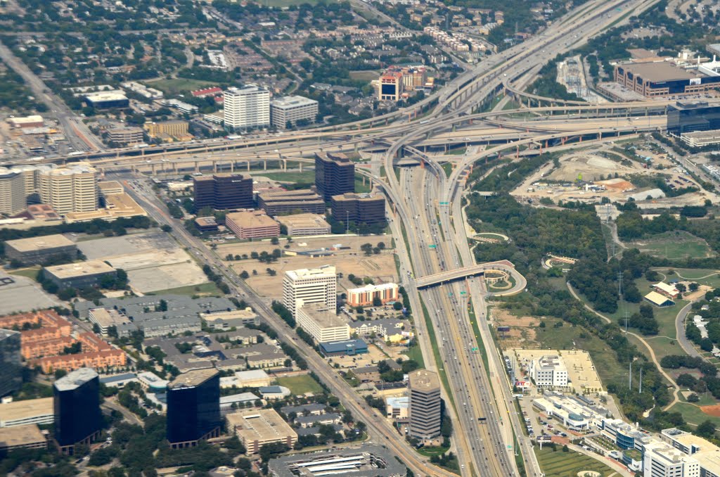 Intersection of LBJ Freeway & North Central Expressway by Buddy Rogers