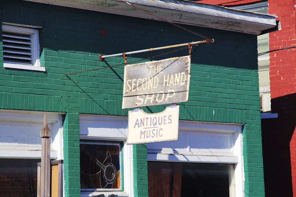 The Second Hand Shop Sign (Lexington, Virginia) by John MacKinnon