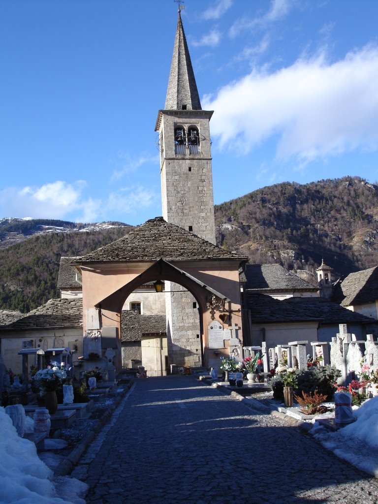 Cimitero e campanile by Christophe Cerrina